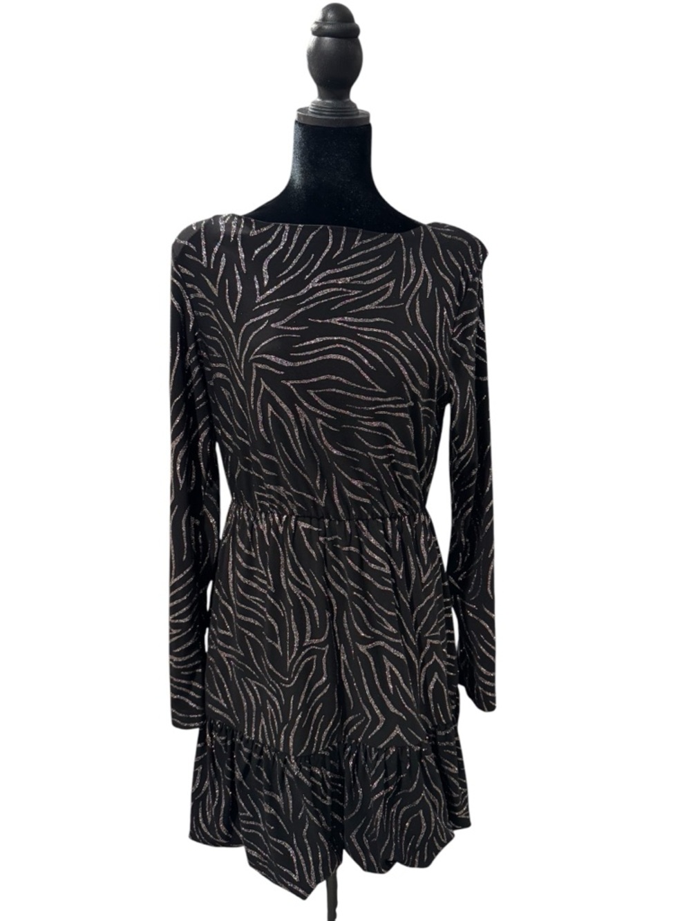 MSK Black‎ Shimmer Cocktail Dress Size 6